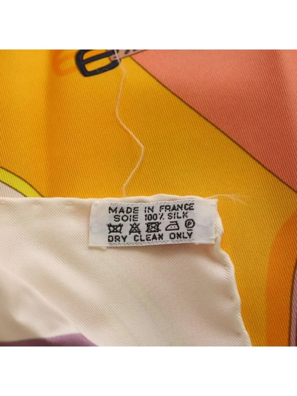 Hermes Carre 90 Silk Scarf Orange - Picture 4 of 6